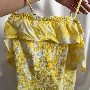 Cute Abercrombie off shoulder sinched top